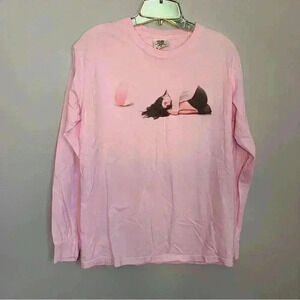 Victoria Canal souvenir long sleeve t-shirt NWOT size S pink 100% cotton